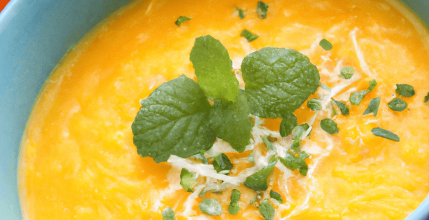 kuerbis ingwer kokos suppe