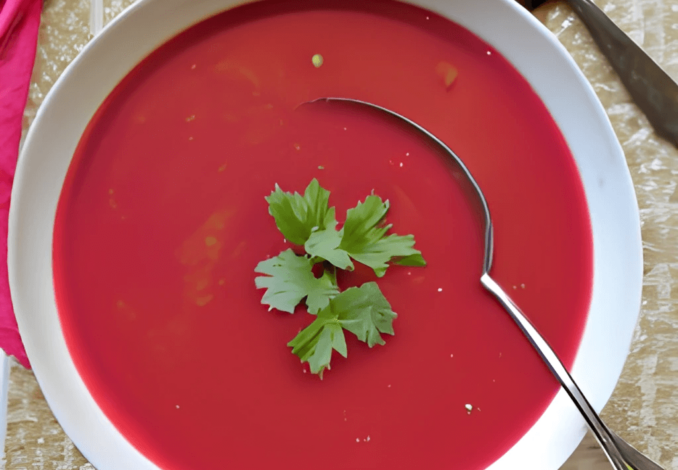 rote linsensuppe