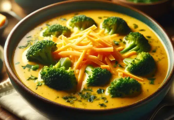 brokkoli cheddar suppe