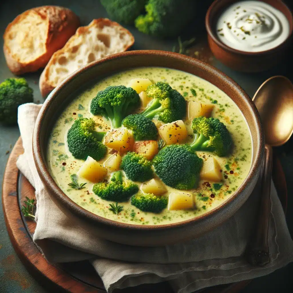 Brokkoli Creme Suppe mit Kartoffeln Rezept | rezeptemeister.com