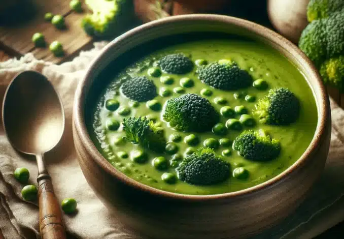 brokkoli erbsen suppe