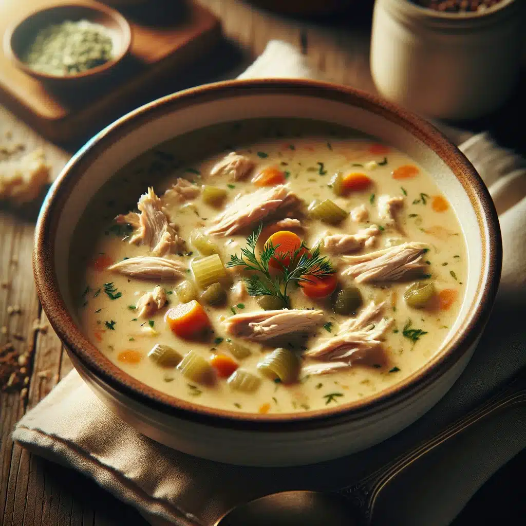 Cremige Hühnersuppe Rezept | rezeptemeister.com