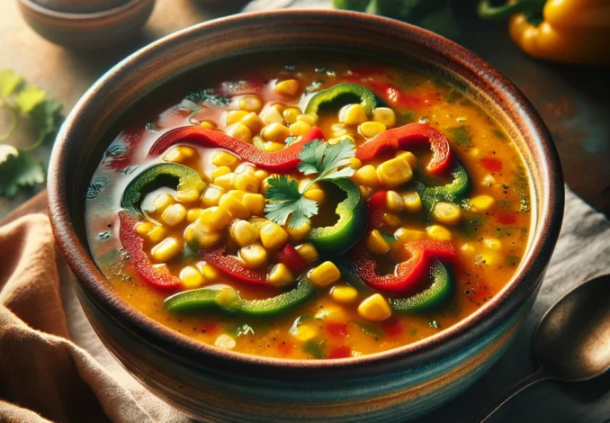Paprika Mais Suppe