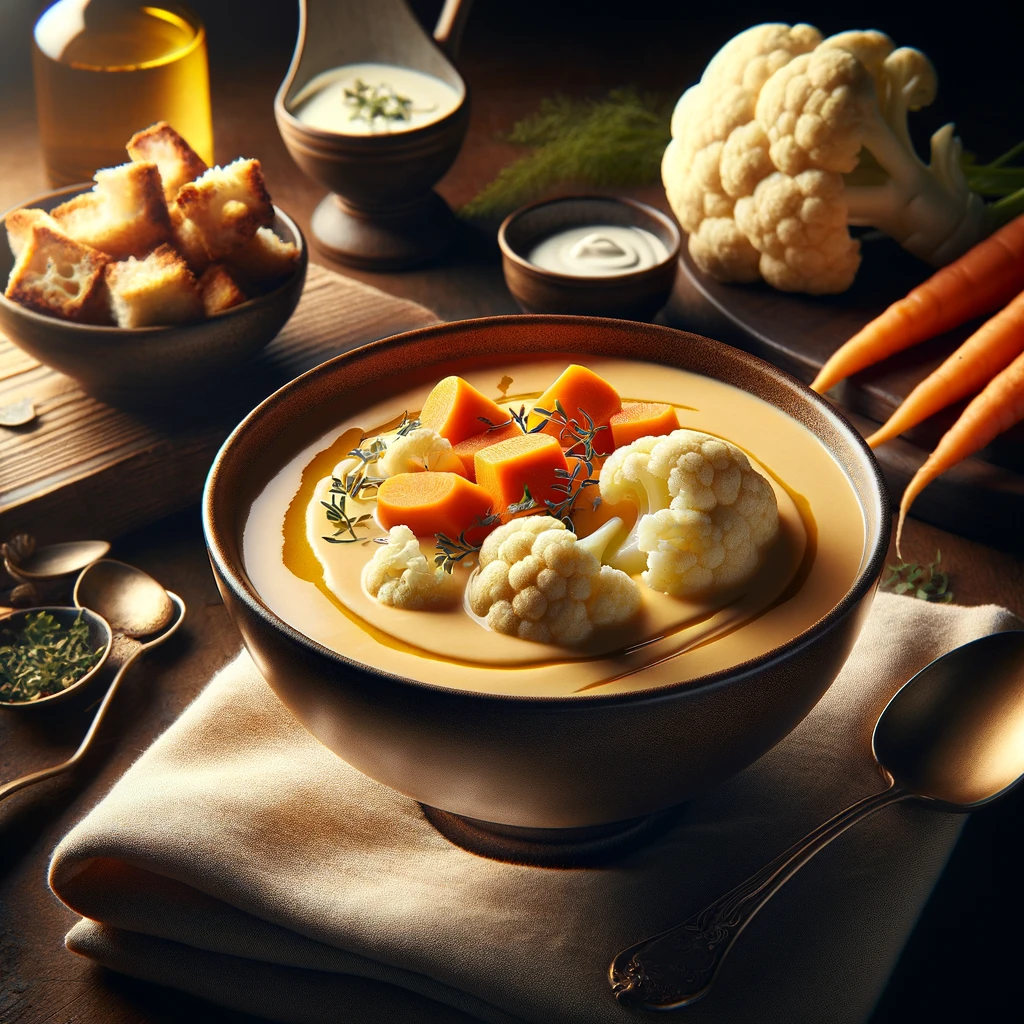 Blumenkohl-Möhren Suppe Rezept | rezeptemeister.com