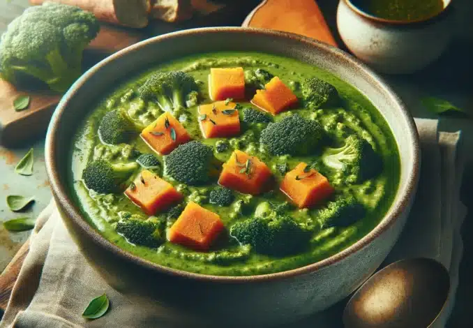brokkoli suesskartoffel suppe