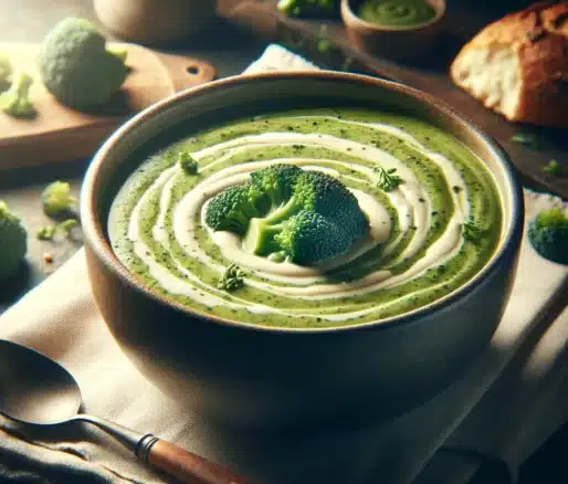 brokkoli suppe mit sahne