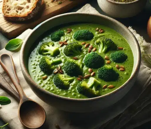 brokkoli suppe vegan