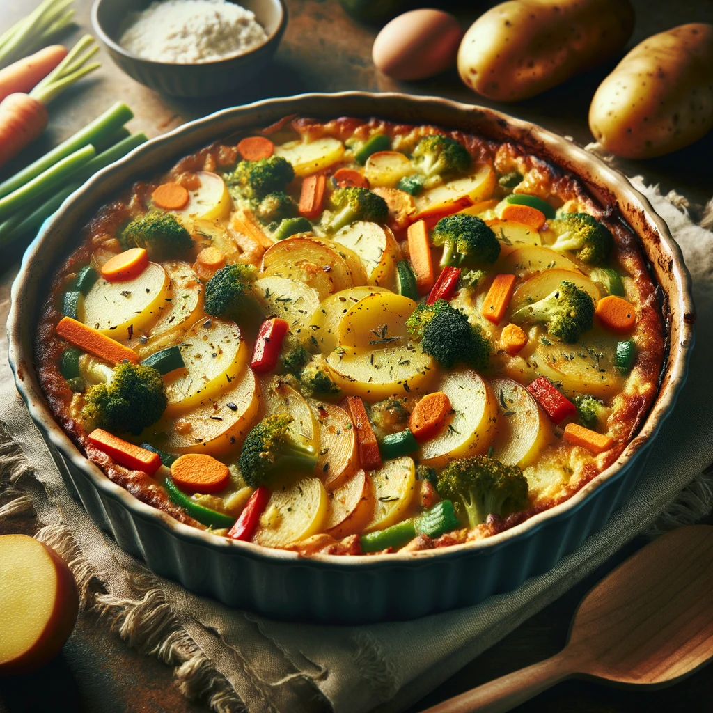 Kartoffel-Gemüse-Auflauf Rezept | rezeptemeister.com