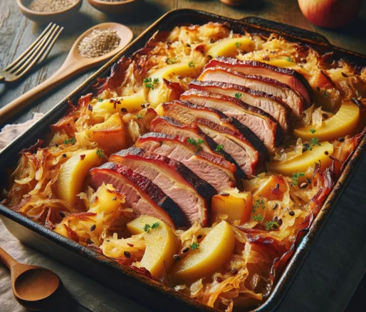 kasseler sauerkraut auflauf