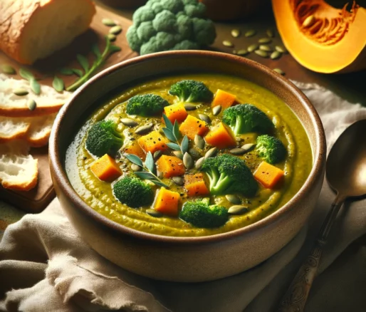 kuerbis brokkoli suppe