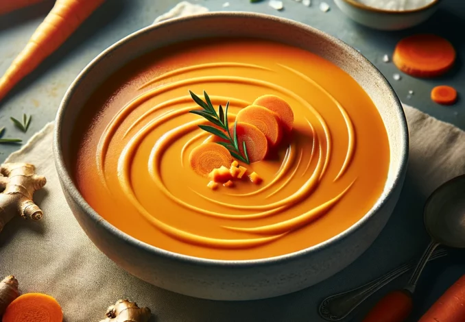 kuerbis karotten ingwer suppe