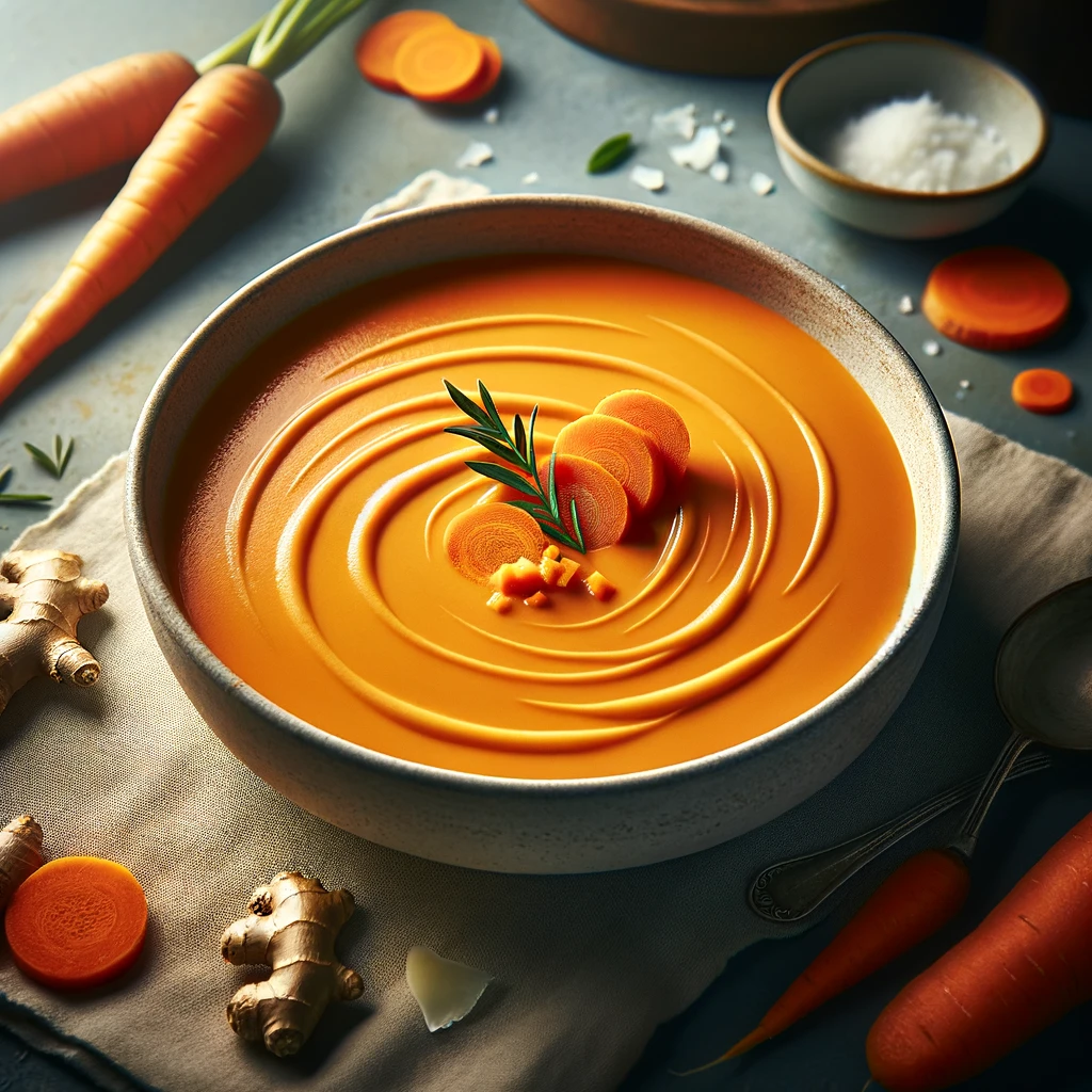 Kürbis-Karotten-Ingwer Suppe Rezept | rezeptemeister.com