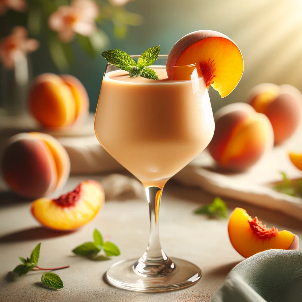 Pfirsich Smoothie mit Milch Rezept | rezeptemeister.com