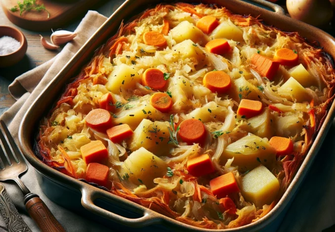 sauerkraut auflauf vegetarisch