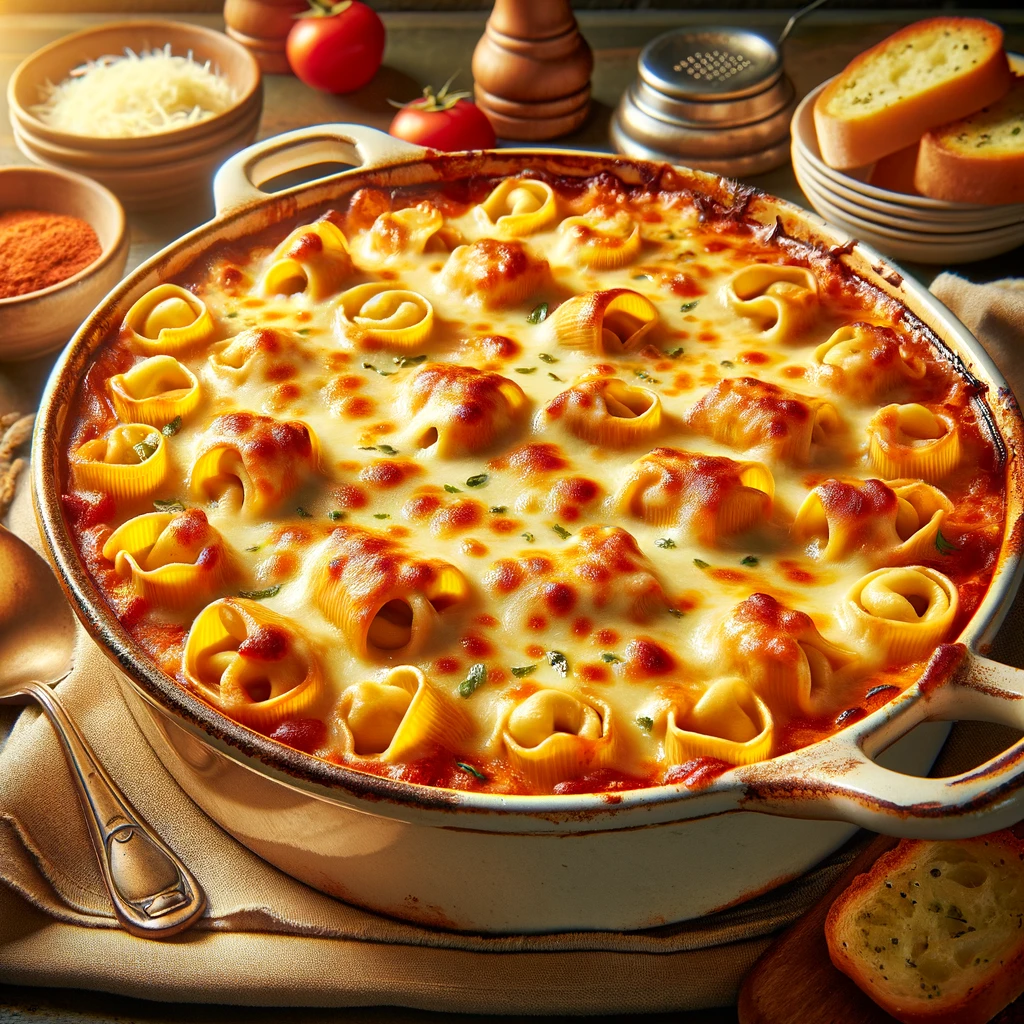 Tortellini Auflauf überbacken Rezept | rezeptemeister.com
