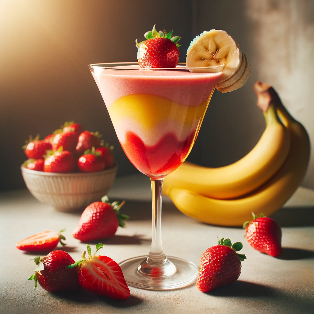Erdbeer-Bananen Smoothie Rezept | rezeptemeister.com