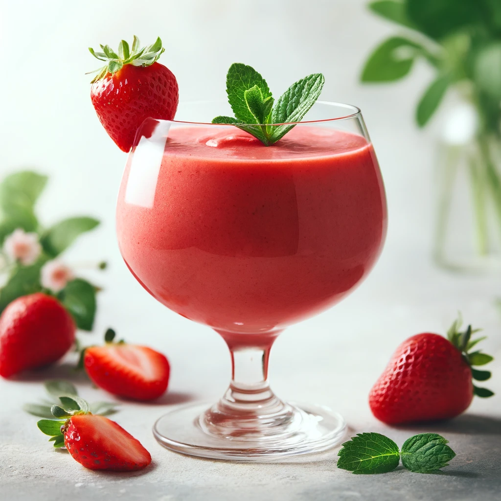 Gesunder Erdbeer Smoothie Rezept | rezeptemeister.com