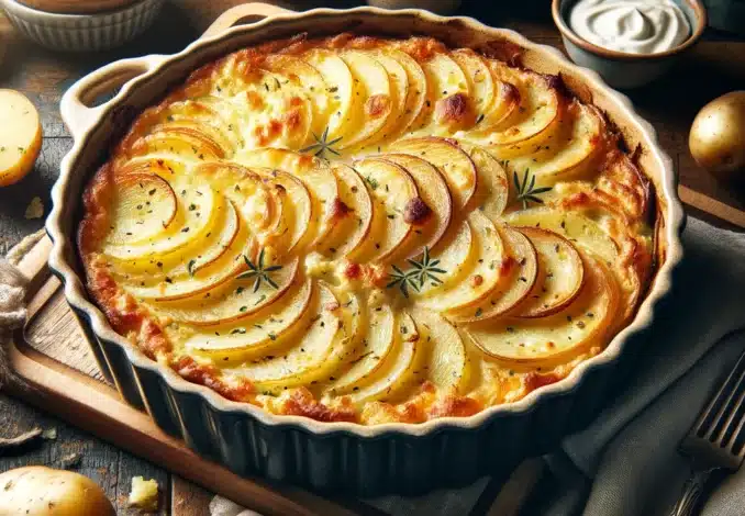 kartoffel quark auflauf