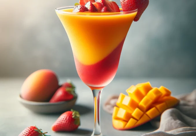 Mango-Erdbeer-Smoothie Rezept | rezeptemeister.com