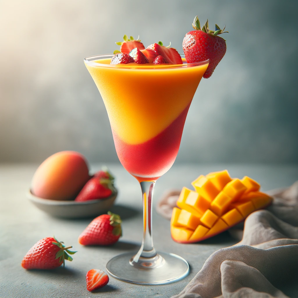 Mango-Erdbeer-Smoothie Rezept | rezeptemeister.com