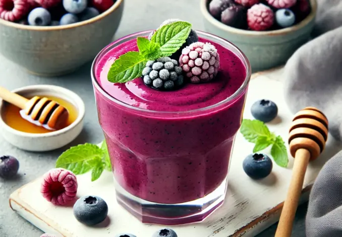 smoothie rezept gefrorene beeren